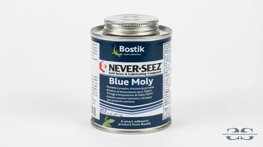 Молибденово-никелевая противозадирная смазка Bostik Never-Seez Blue Moly NBBT-16, 454 г