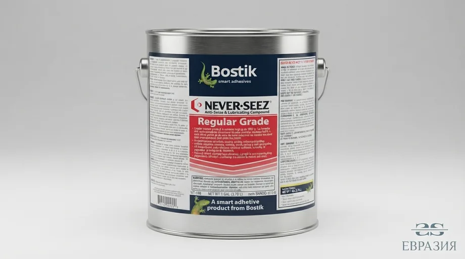 Медная противозадирная смазка Bostik Never-Seez Regular Grade NS-168, 3,63 кг