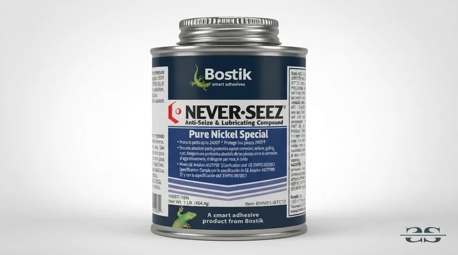 Никелевая высокотемпературная противозадирная смазка Bostik Never-Seez Pure Nickel Special NSBT-16N, 454 г
